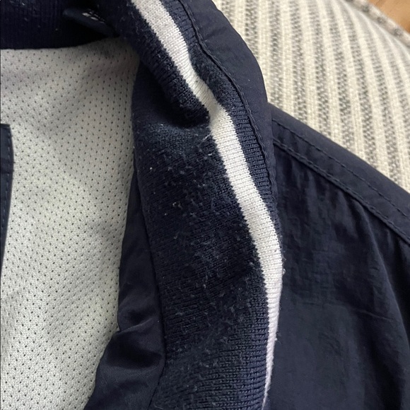 Tommy Hilfiger Navy Windbreaker with White Accents - Picture 8 of 10